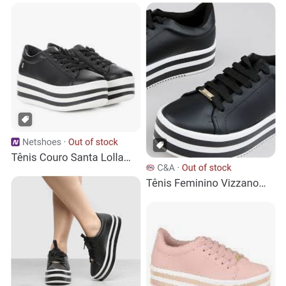 EC Vizzano chunky platform black & white loafers sz 8 US/ 39 Euro - Picture 13 of 13